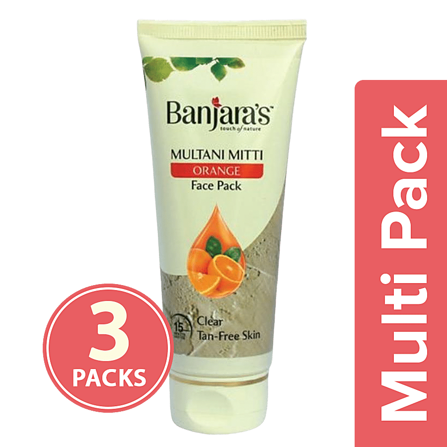 Banjara's Multani Mitti + Orange Face Pack