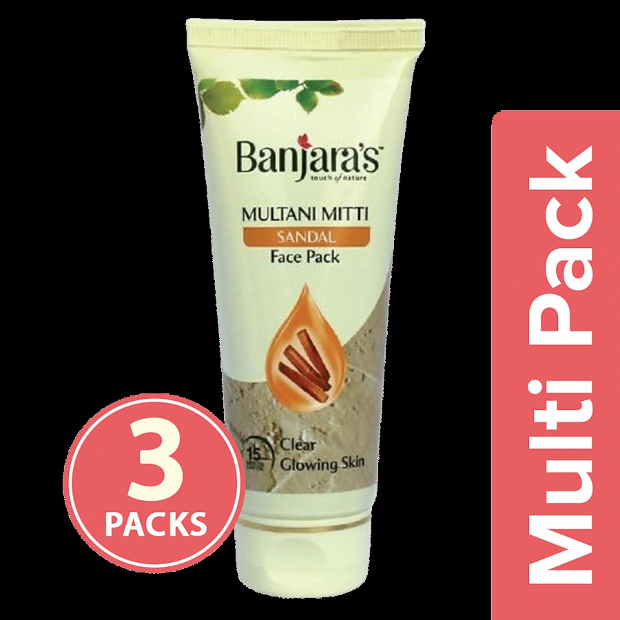 Banjara's Multani Mitti + Sandal Face Pack