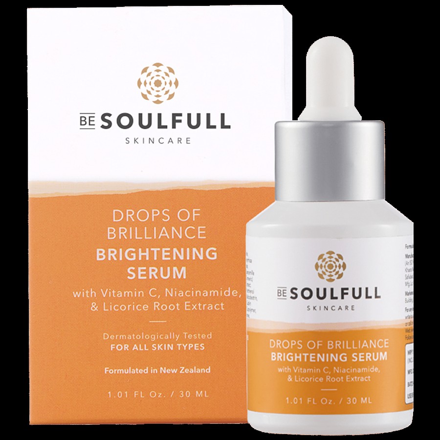 Be Soulfull Brightening Serum - With Vitamin C