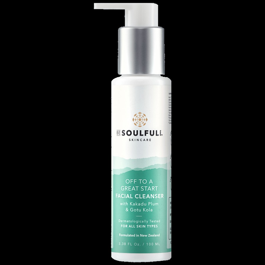 Be Soulfull Facial Cleanser - With Kakadu Plum & Gotu Kola