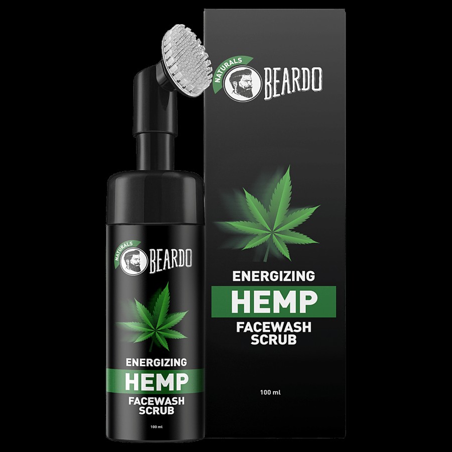 Beardo Hemp Facewash Scrub - Skin Energizing