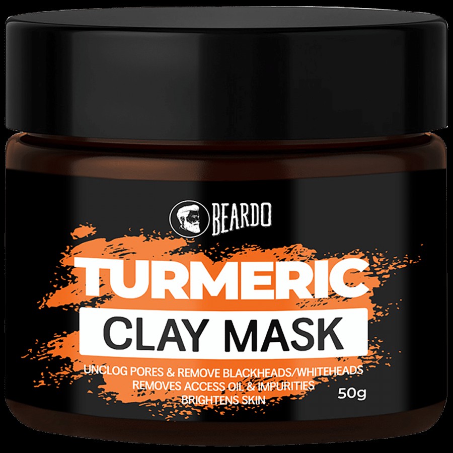 Beardo Turmeric Clay Mask For Men