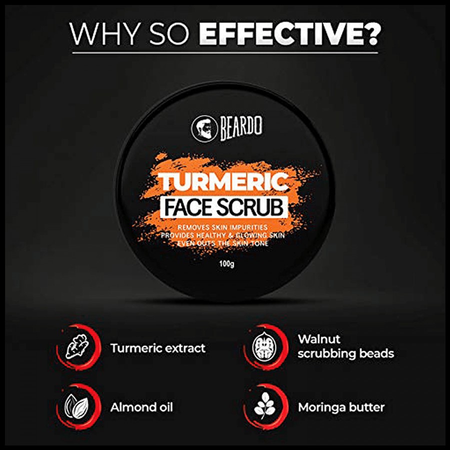 Beardo Turmeric Face Scrub For Men