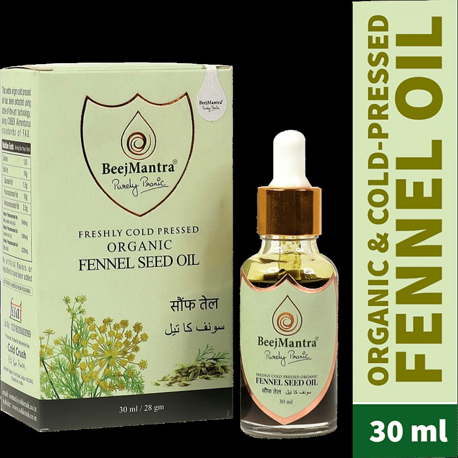 BeejMantra Fennel Seed Oil - Organic