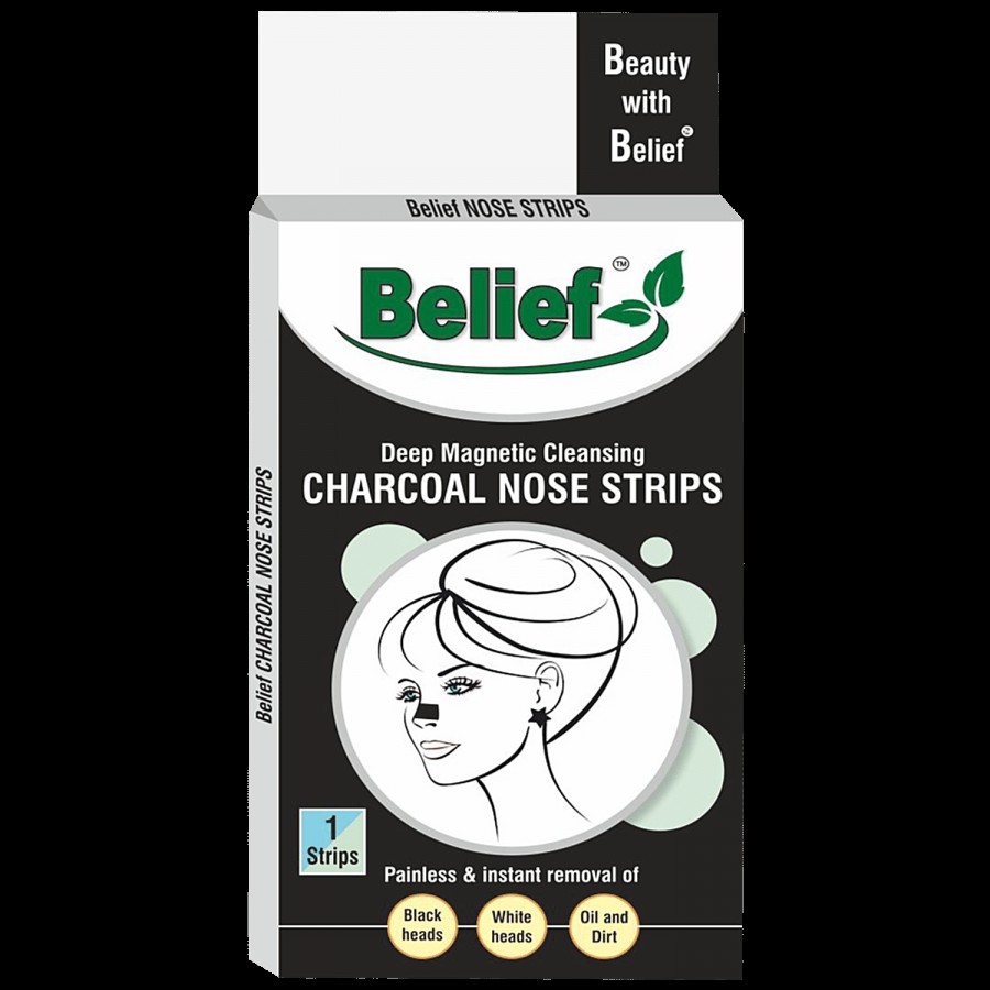 Belief Charcoal Nose Strips - Deep Cleansing