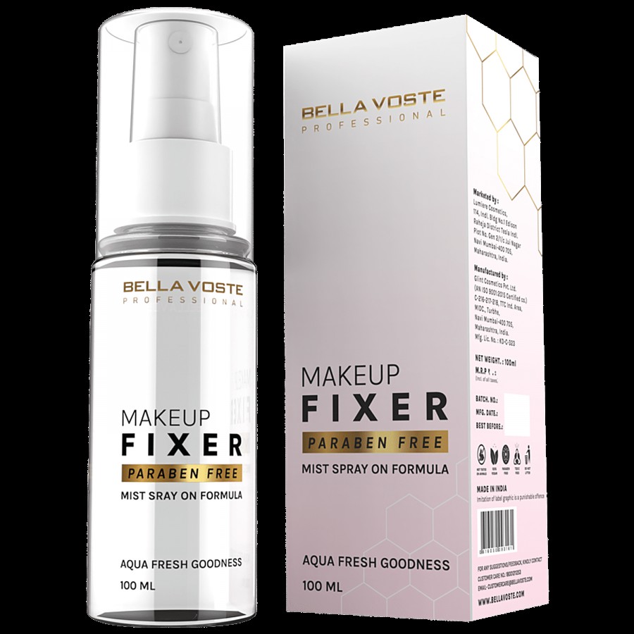 Bella Voste Professional Makeup Fixer - Mist Spray On Formula