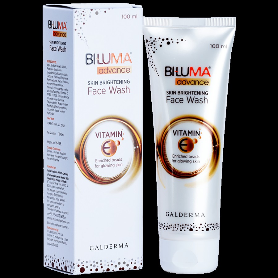 Biluma Advance Skin Brightening Face Wash - Vitamin E