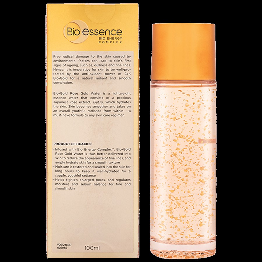 Bio-essence Bio-Gold Gold Water Essence - With Rose