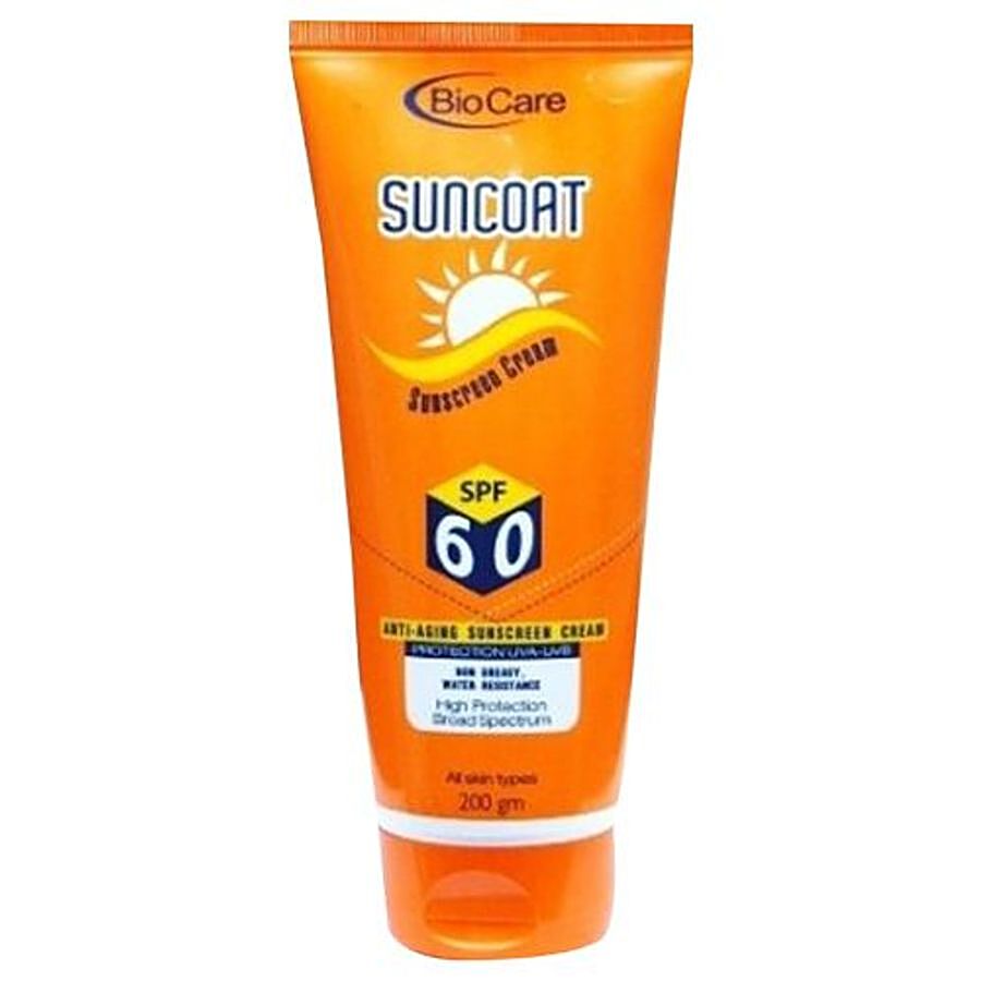 Biocare  Suncoat Anti-Aging Sunscreen Cream - SPF 60