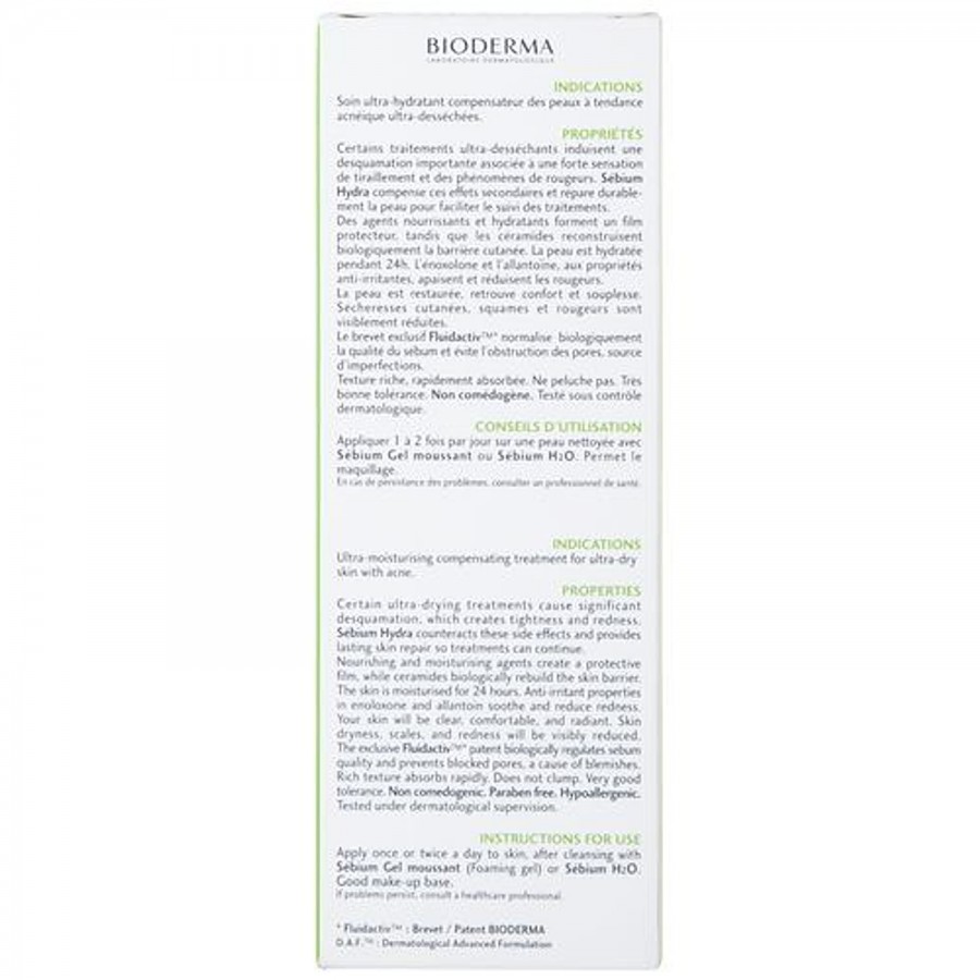 Bioderma Sebium Hydra - For Acne-Prone Skin