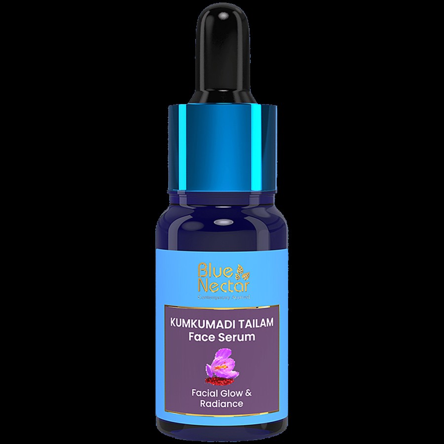 Blue Nectar Kumkumadi Tailam Face Serum - With Pure Sandalwood & Saffron