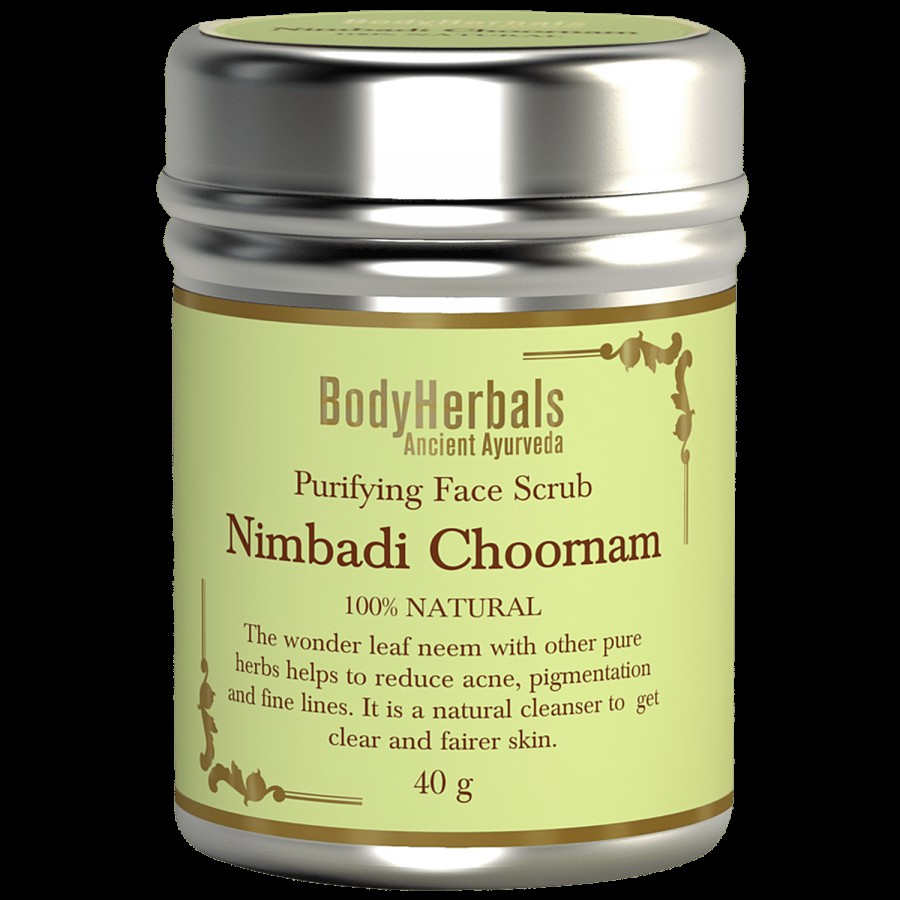 BodyHerbals Nimbadi Choornam Purifying Face Scrub