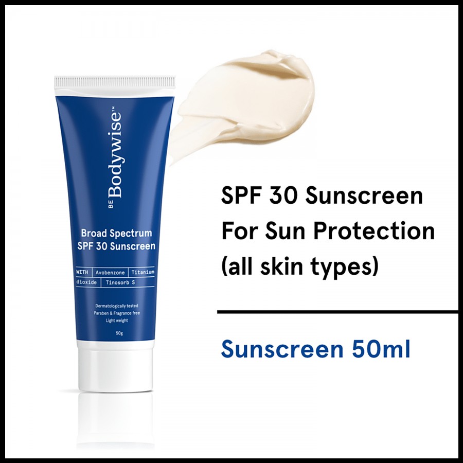 Bodywise Broad Spectrum SPF 30 Sunscreen - Light Weight