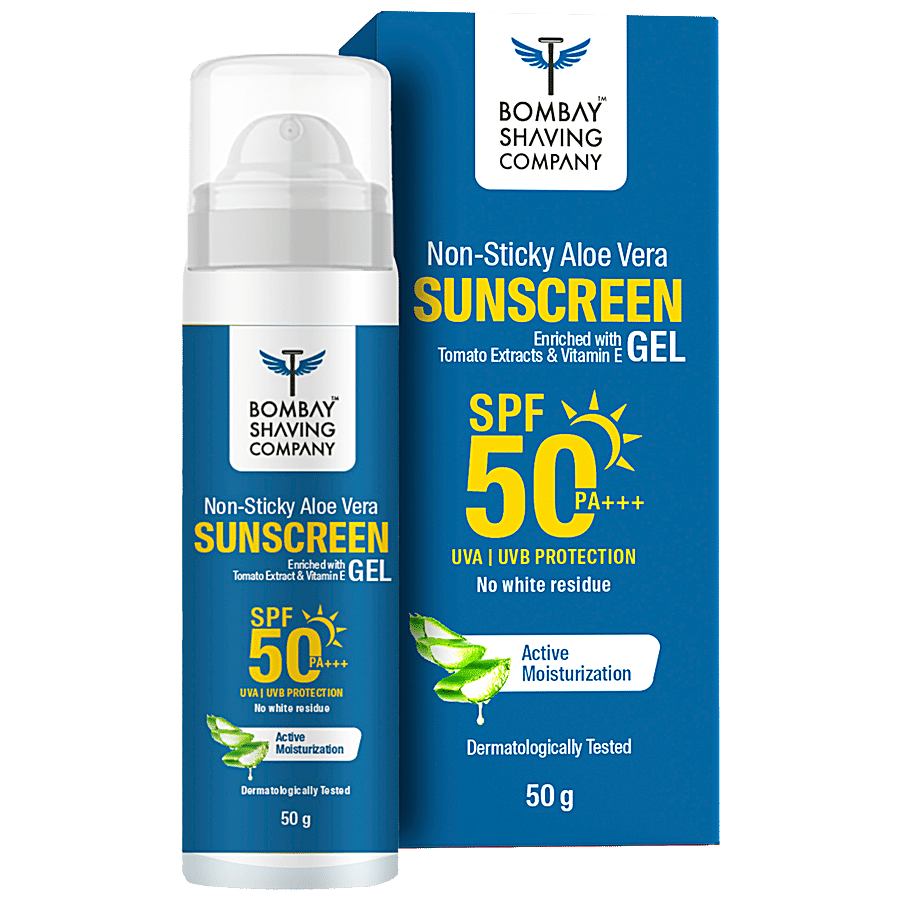 Bombay Shaving Company Aloe Vera Sunscreen Gel (Non Sticky)