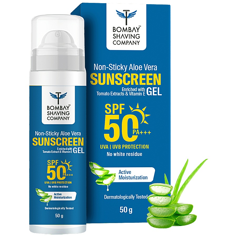 Bombay Shaving Company Aloe Vera Sunscreen Gel (Non Sticky)