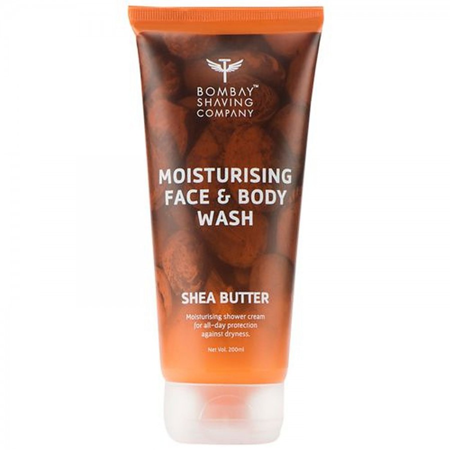 Bombay Shaving Company Moisturising Face & Body Wash With Shea Butter - For Dry Skin