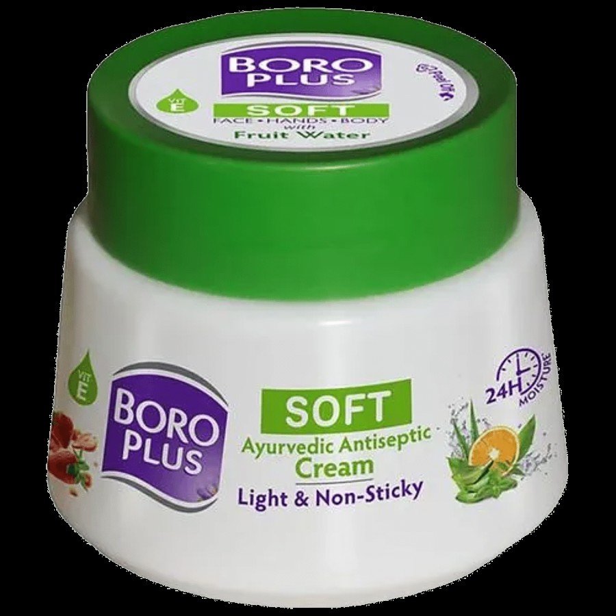 Boroplus Soft Light Moisturiser Cream With Fruit Water & Vitamin E