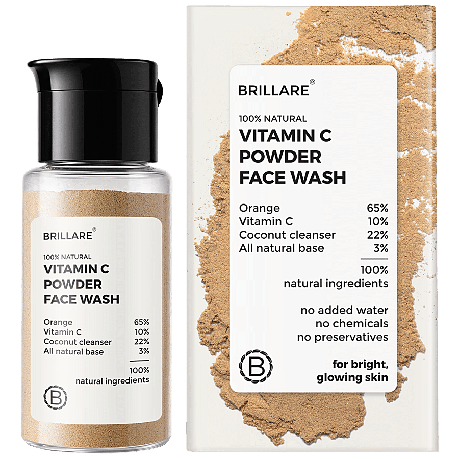 Brillare Vitamin C Powder Face Wash For Glowing