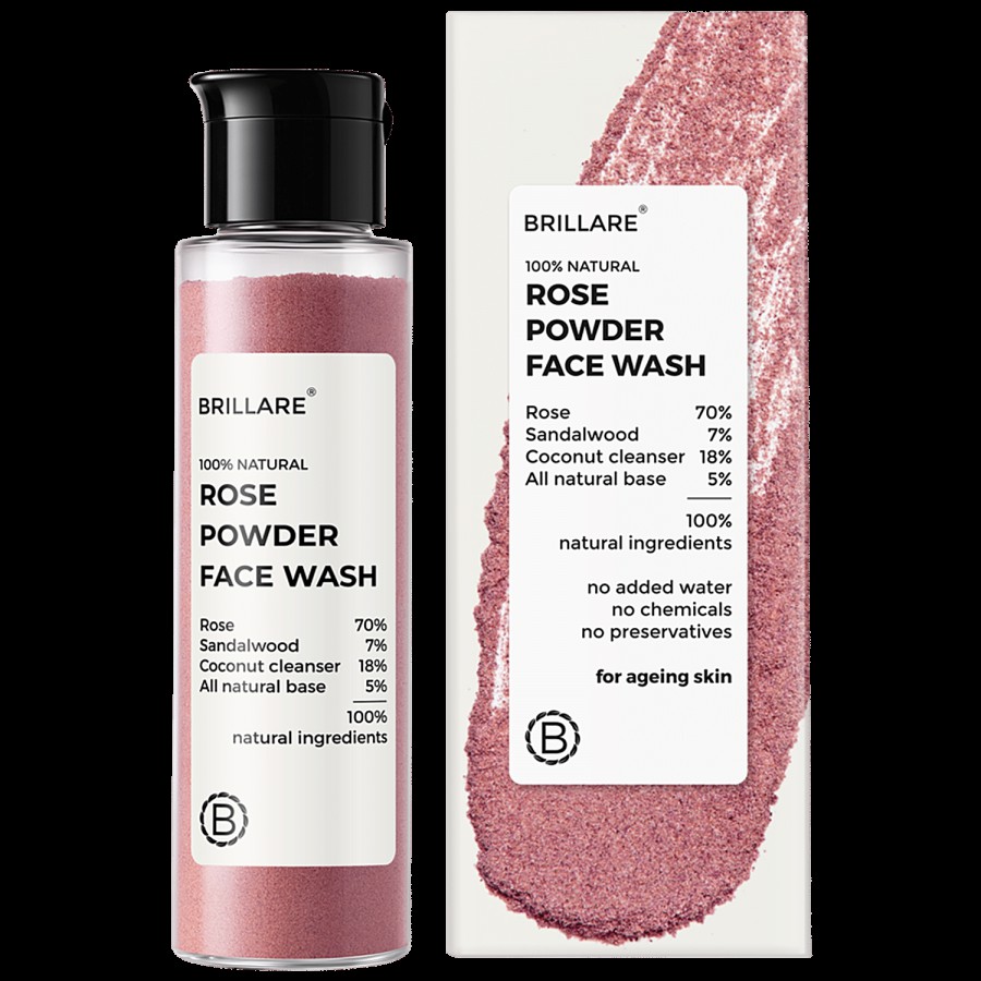 Brillare Face Wash - Rose Powder