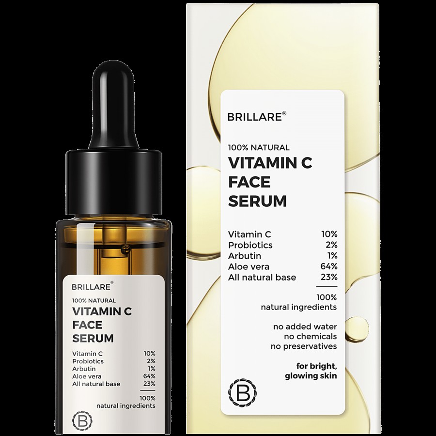 Brillare Vitamin C Face Serum - For Bright & Glowing Skin