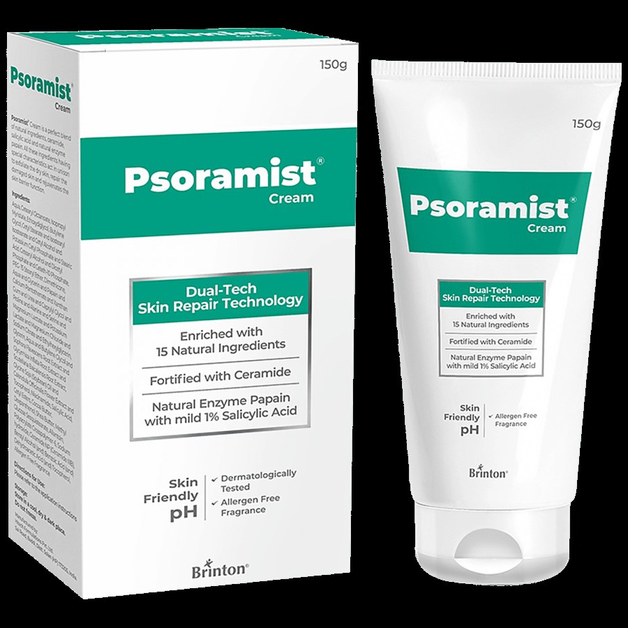 Brinton Psoramist Moisturizing Cream - Dual Tech Skin Repair Technology