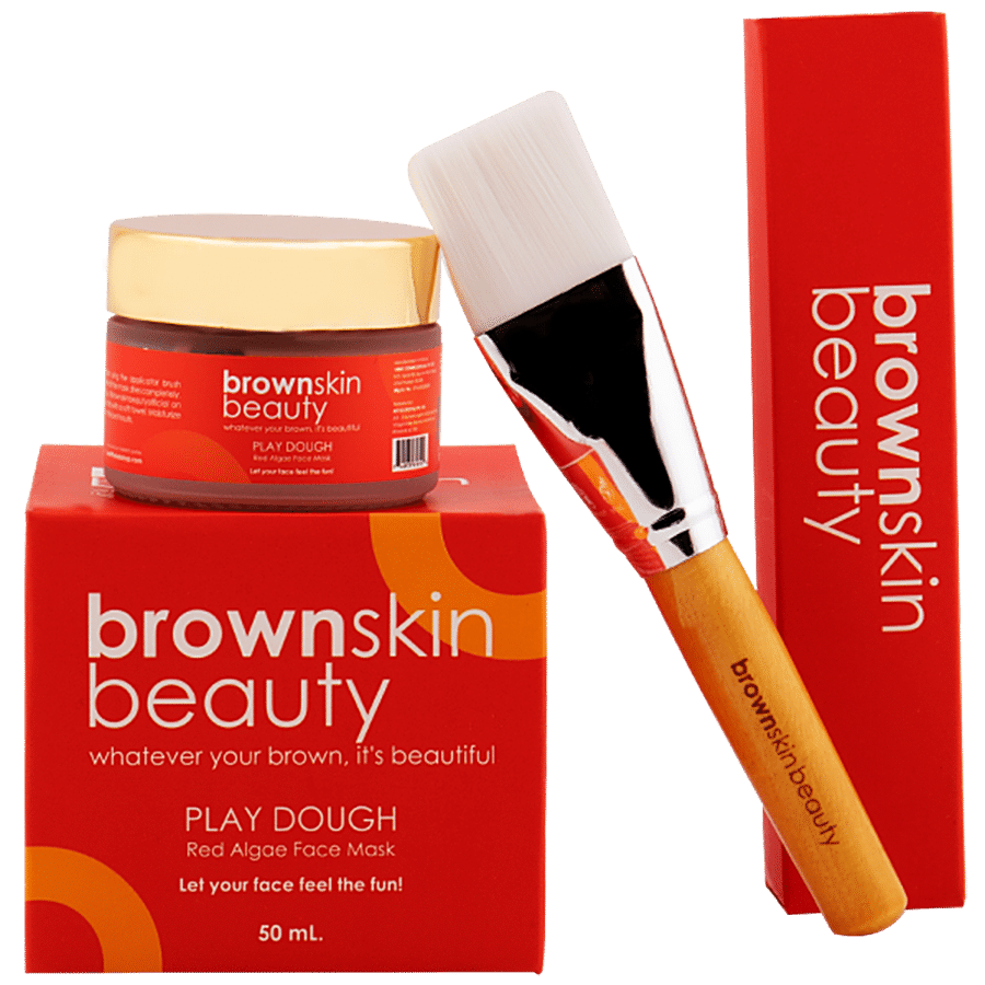 BrownSkin Beauty Play Dough Red Algae Face Mask - Prevents Breakouts