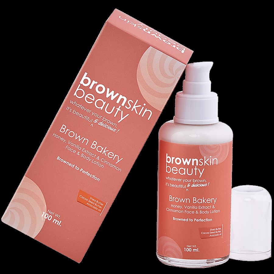 BrownSkin Beauty Brown Bakery Face & Body Lotion - Honey