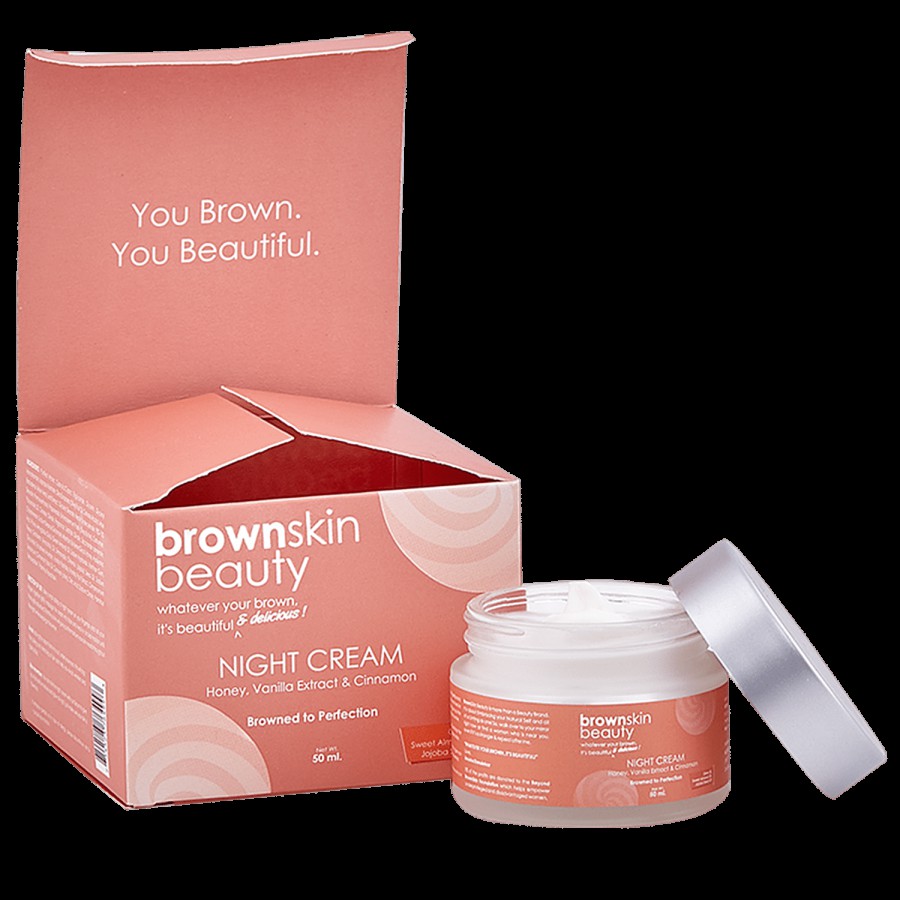 BrownSkin Beauty Brown Bakery Night Cream - Honey