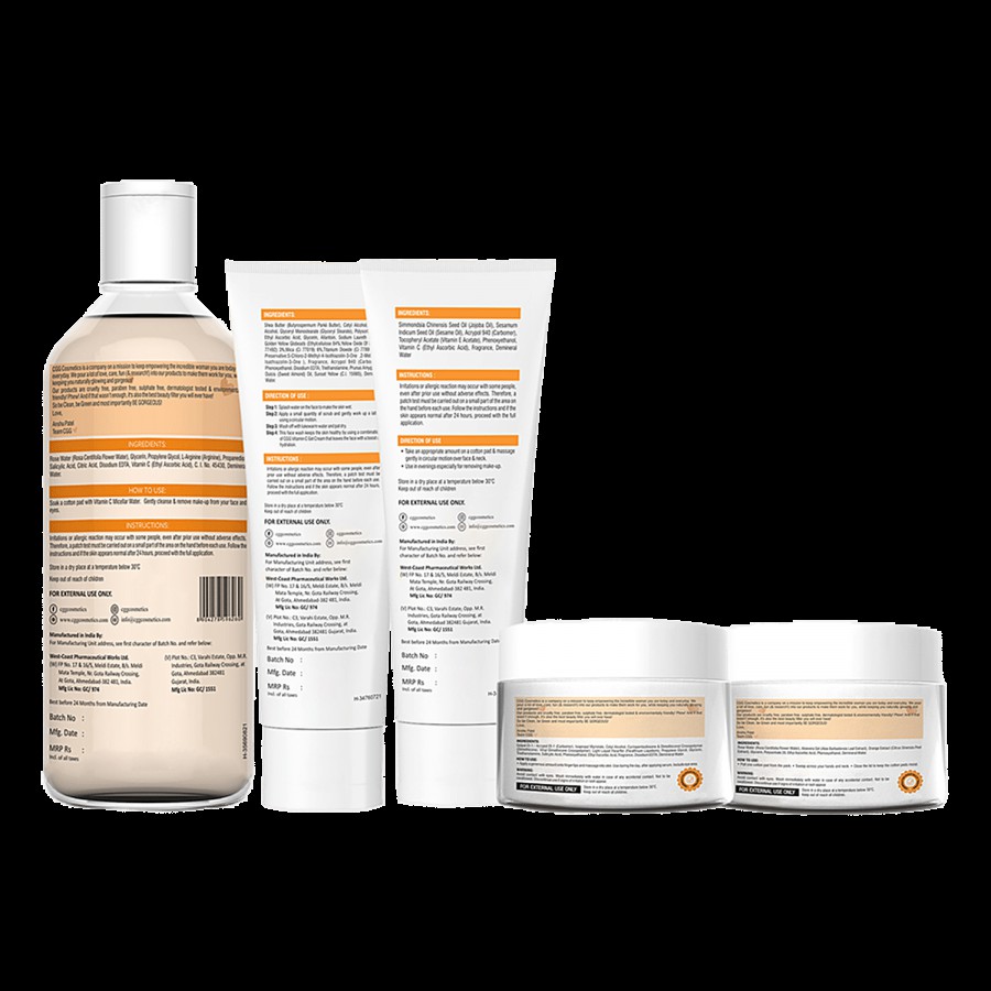 CGG Cosmetics Vitamin C Kit - Scrub