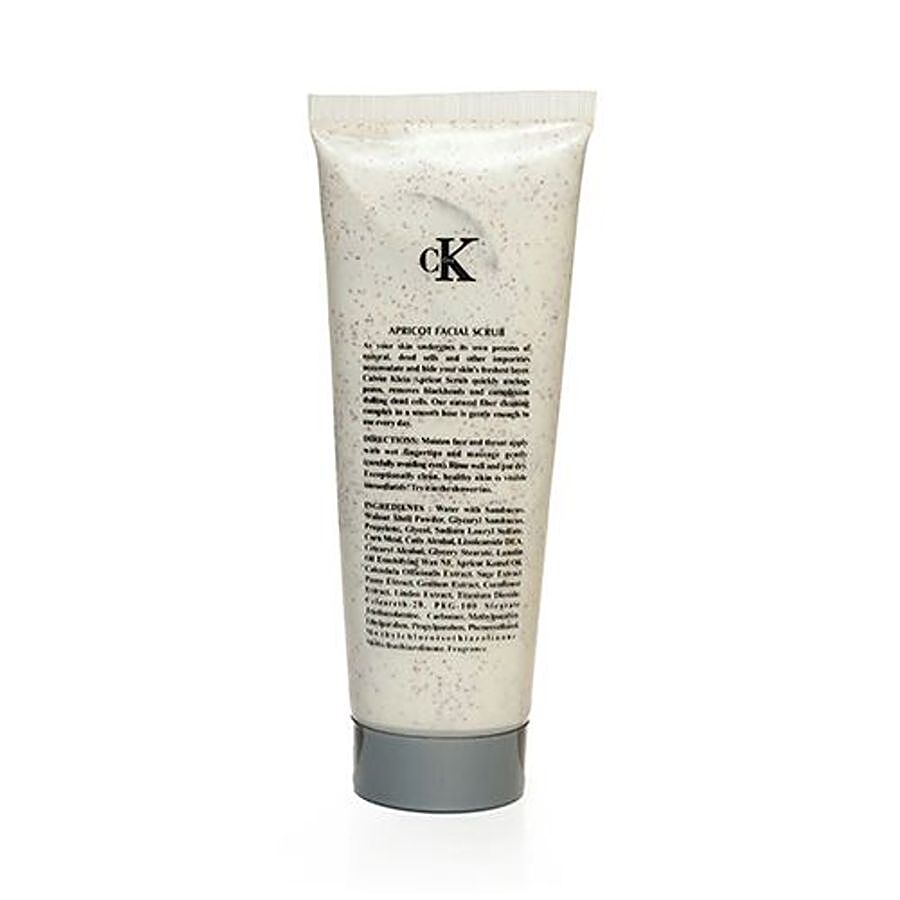 Calvin Klein  Facial Scrub - Apricot Gently Scrubs Away Dull Surface Cells Fresh