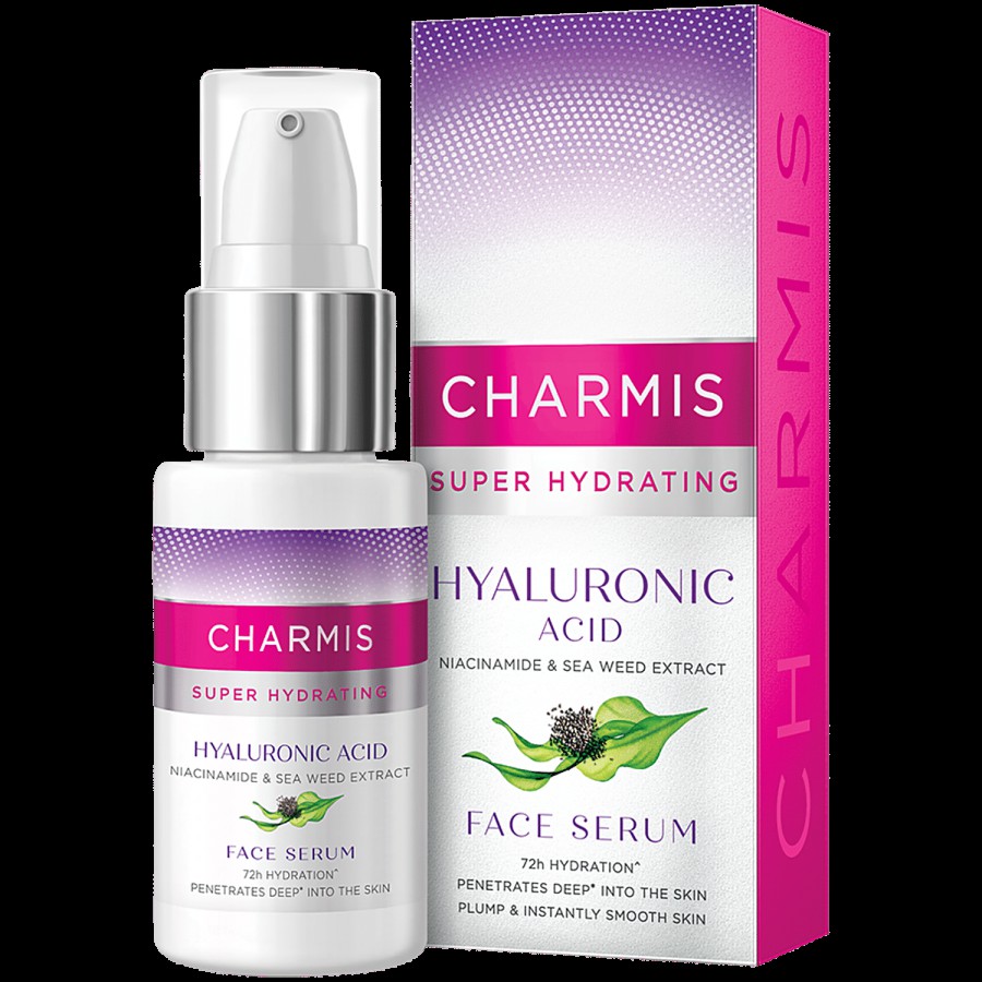 Charmis Super Hydrating Hyaluronic Acid Face Serum - Niacinamide Extract