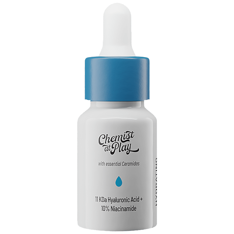 Chemist At Play  Mini Hydrating Face Serum With Hyaluronic Acid & Niacinamide - Provides Nourishment