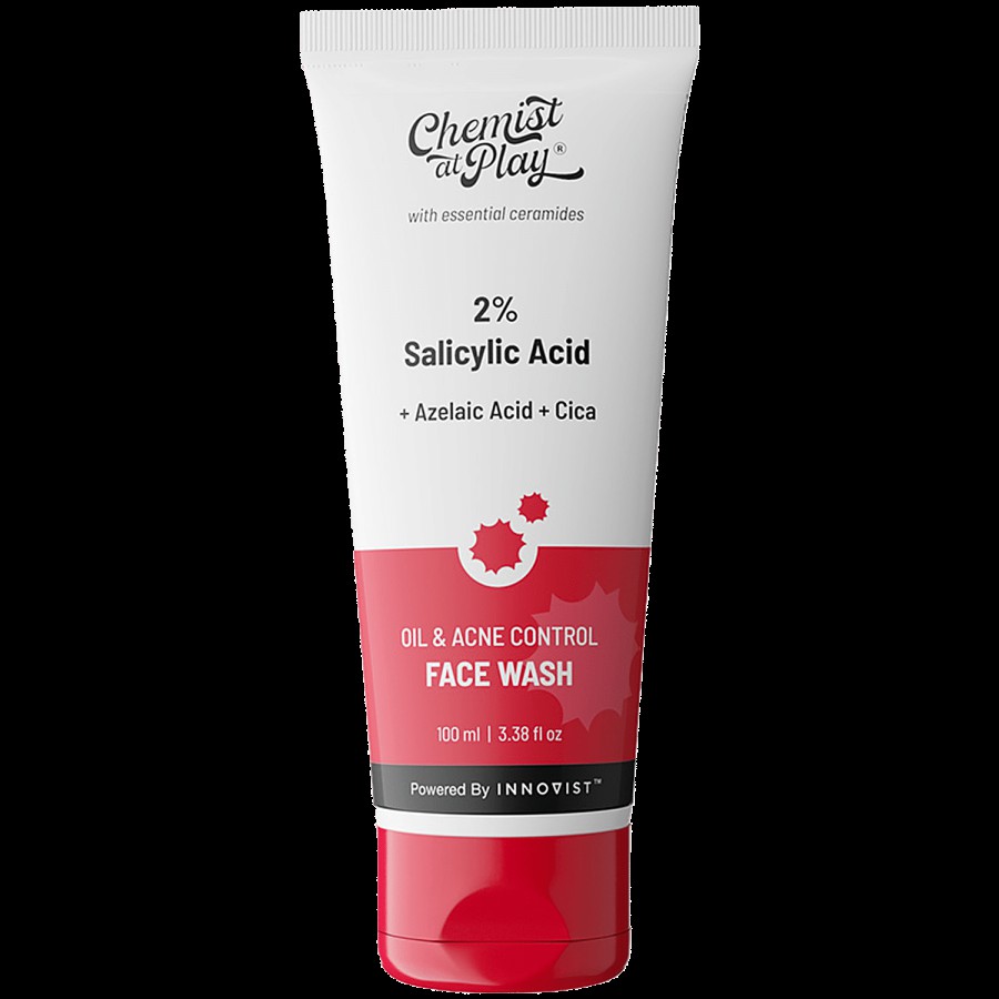 Chemist At Play  Oil & Acne Control Face Wash - With 2% Salicylic Acid