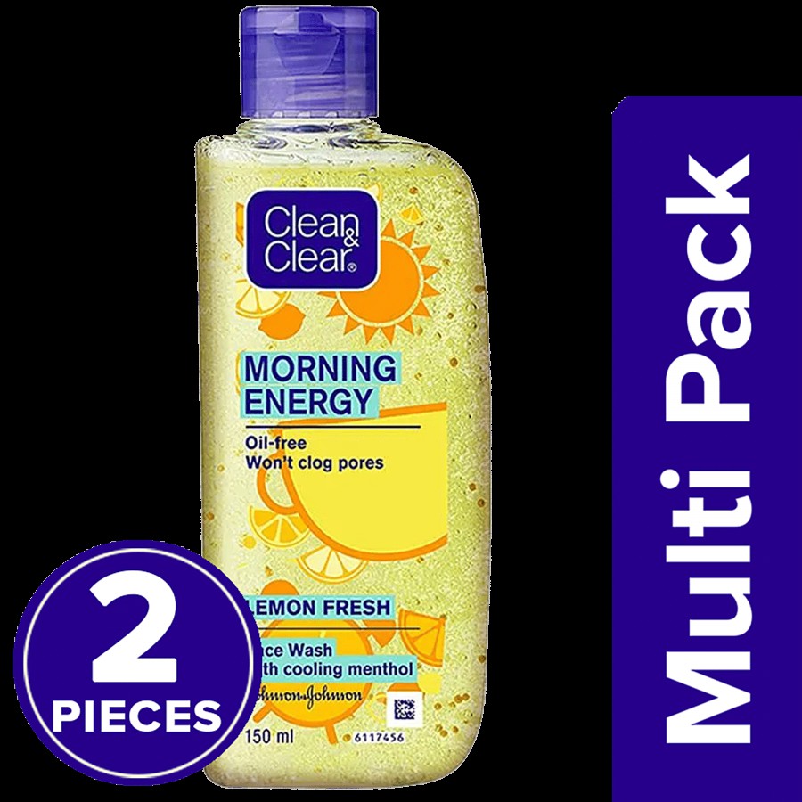 Clean & Clear Morning Energy Face Wash - Lemon Fresh