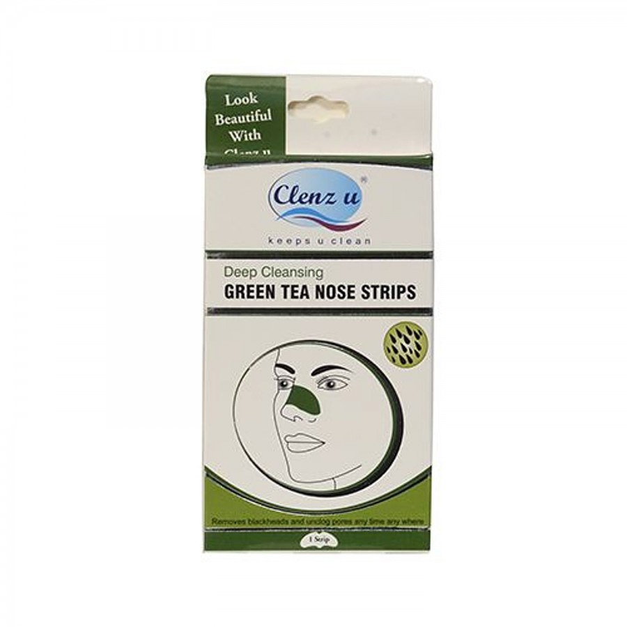 Clenz U Deep Cleaning Nose Strips - Green Tea