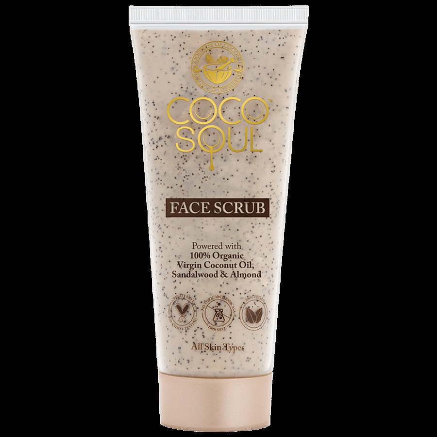 Coco Soul Face Scrub - With Virgin Coconut Oil