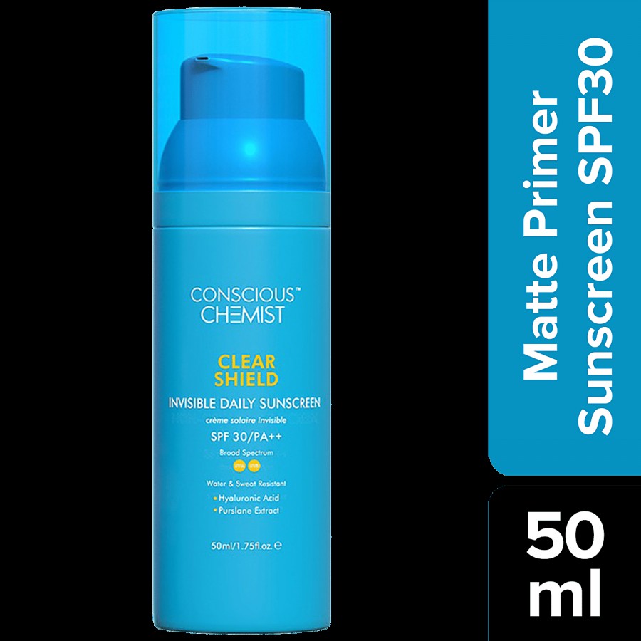 Conscious Chemist Clear Shield Visible Daily Sunscreen - SPF 30/PA++