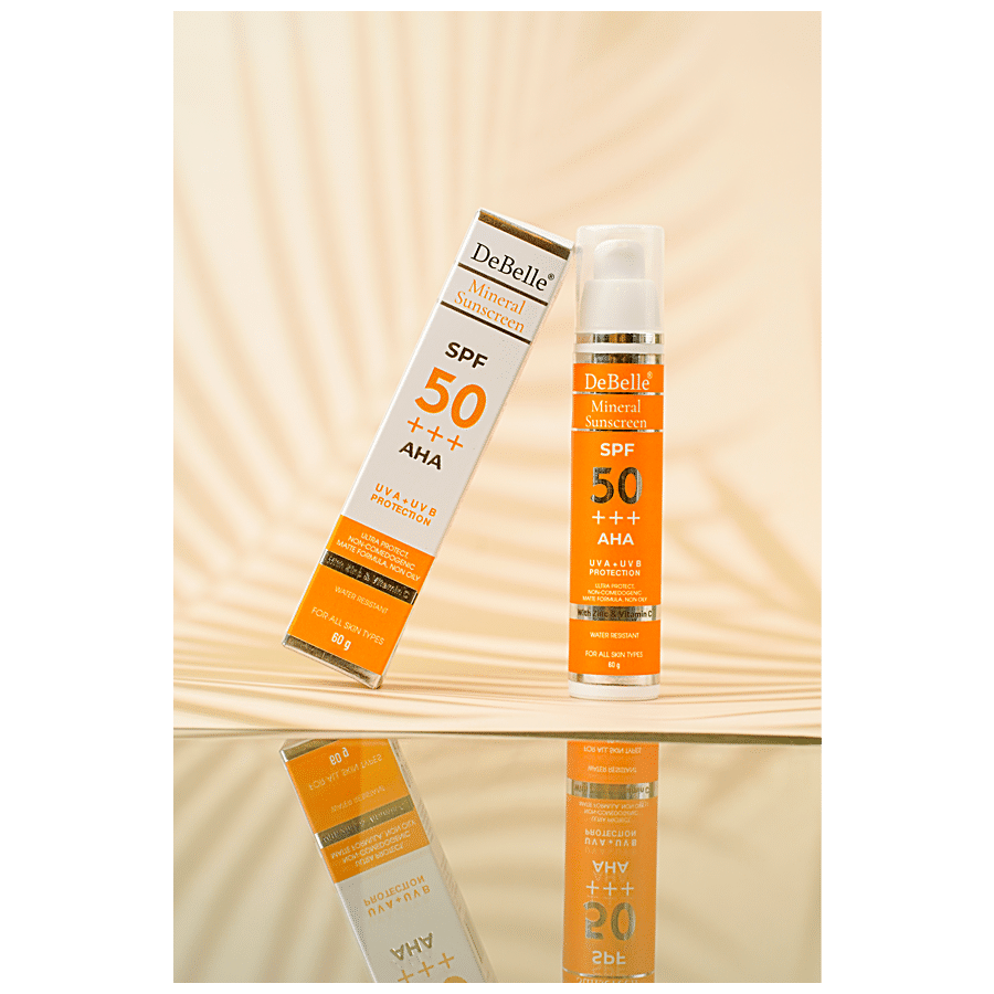 DeBelle Mineral Sunscreen - SPF 50+++ AHA