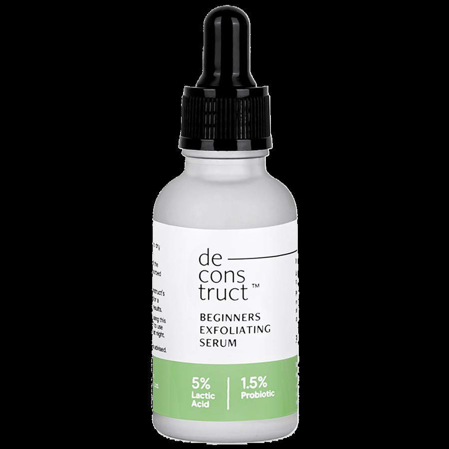 Deconstruct Beginners Exfoliating Serum - For Smooth & Bright Skin Texture