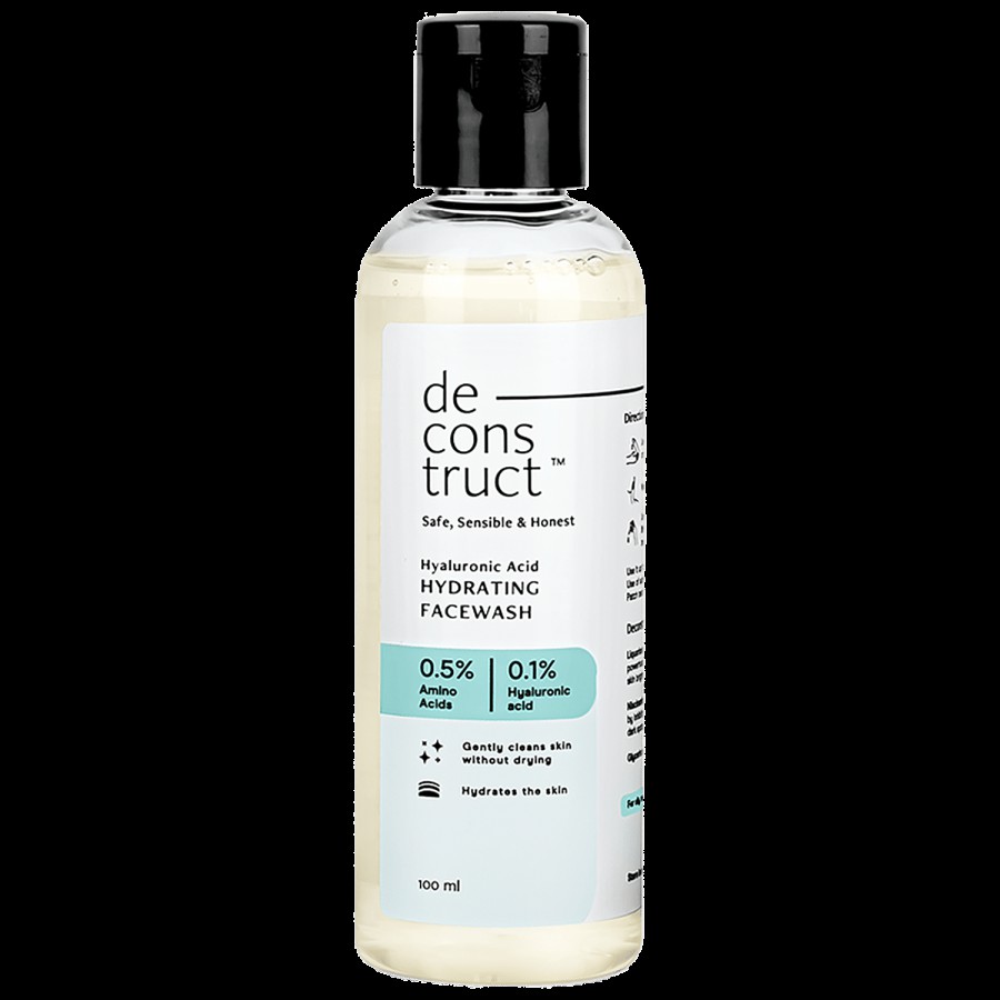 Deconstruct Hyaluronic Acid Hydrating Facewash - Nourishes Skin