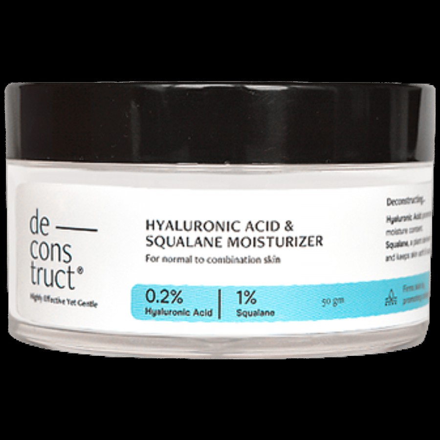 Deconstruct Hyaluronic Acid & Squalane Moisturizer - 0.2% Hyaluronic acid + 1% Squalane