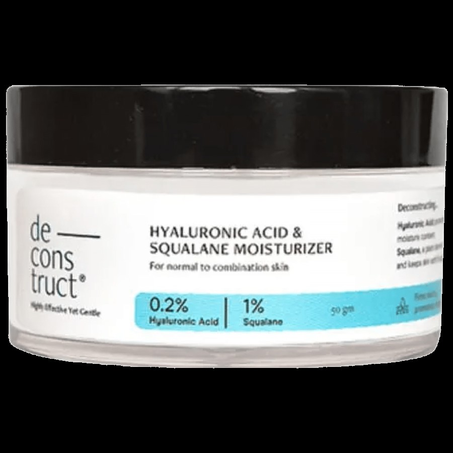 Deconstruct Hyaluronic Acid & Squalane Moisturizer - 0.2% Hyaluronic acid + 1% Squalane