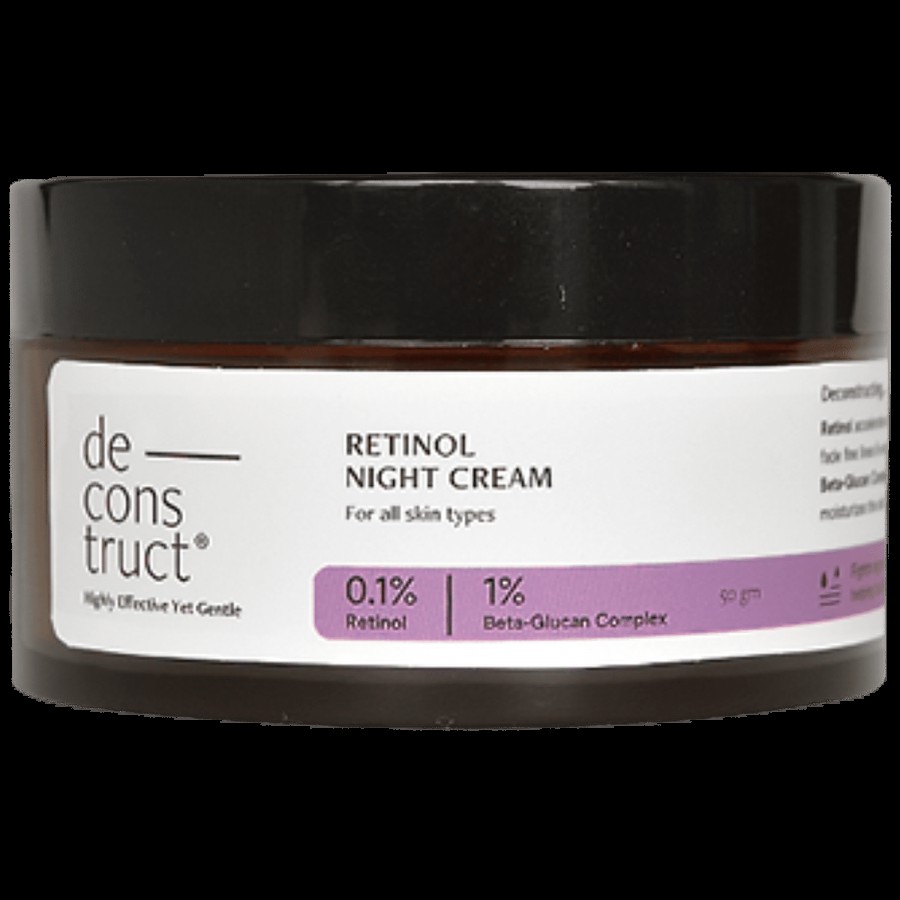 Deconstruct Retinol Night Cream - 0.1% Retinol + 1% Beta-Glucan Complex