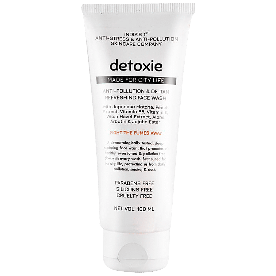 Detoxie Anti-Pollution & De-Tan Refreshing Face Wash