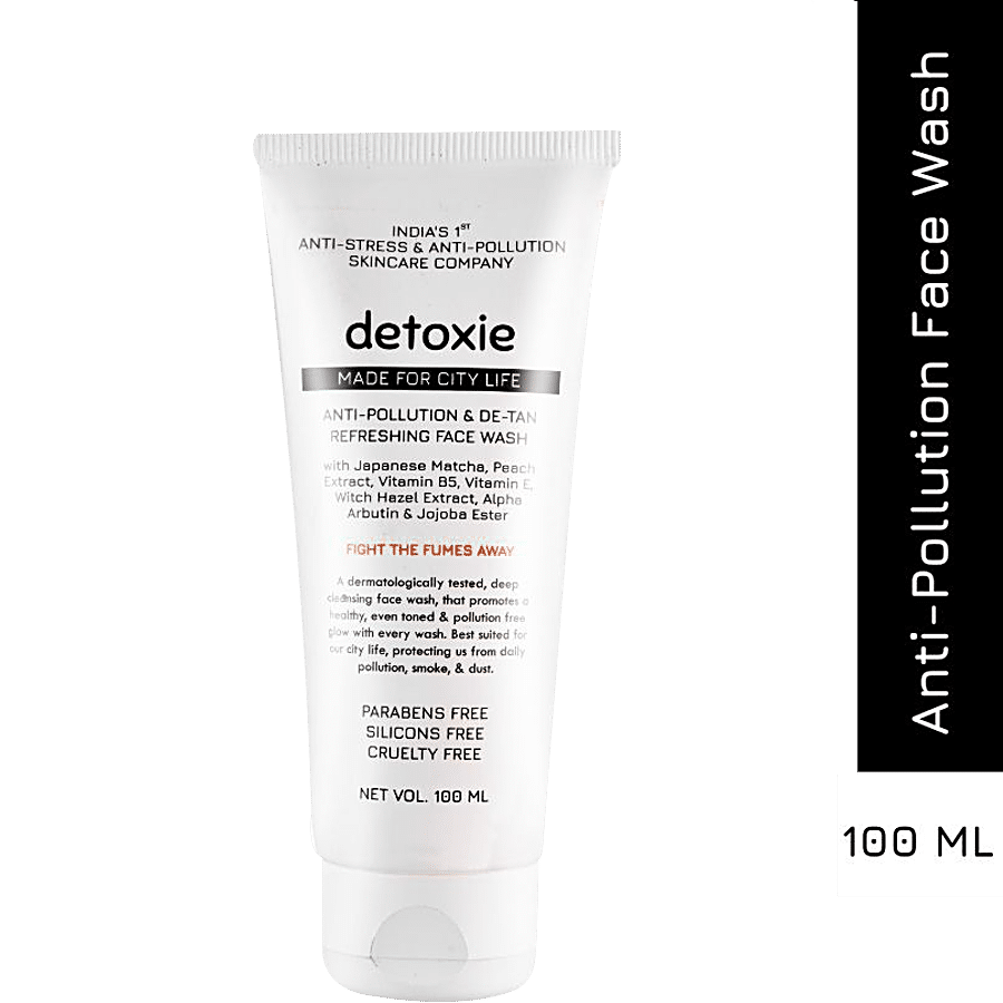 Detoxie Anti-Pollution & De-Tan Refreshing Face Wash