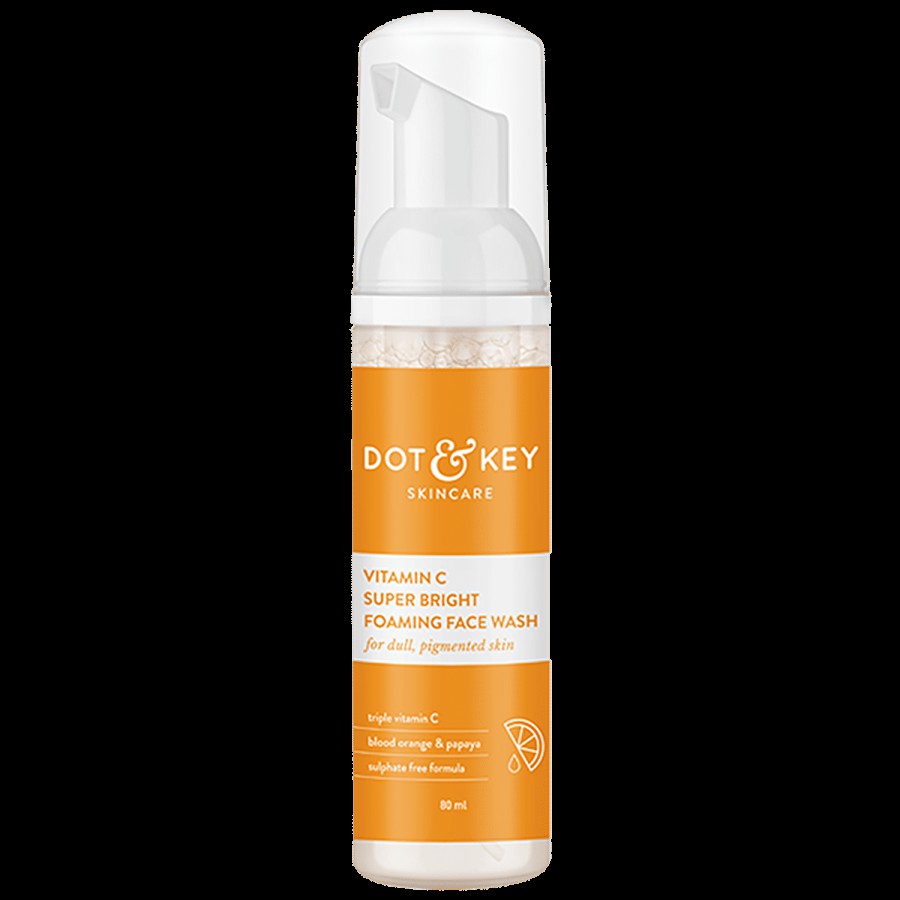 Dot & Key Vitamin C Super Bright Foaming Face Wash - For Dull