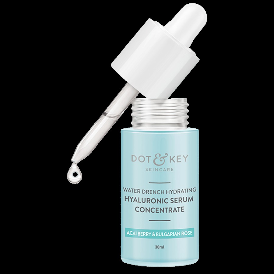 Dot & Key Water Drench Hydrating Hyaluronic Serum Concentrate - Acai Berry & Bulgarian Rose