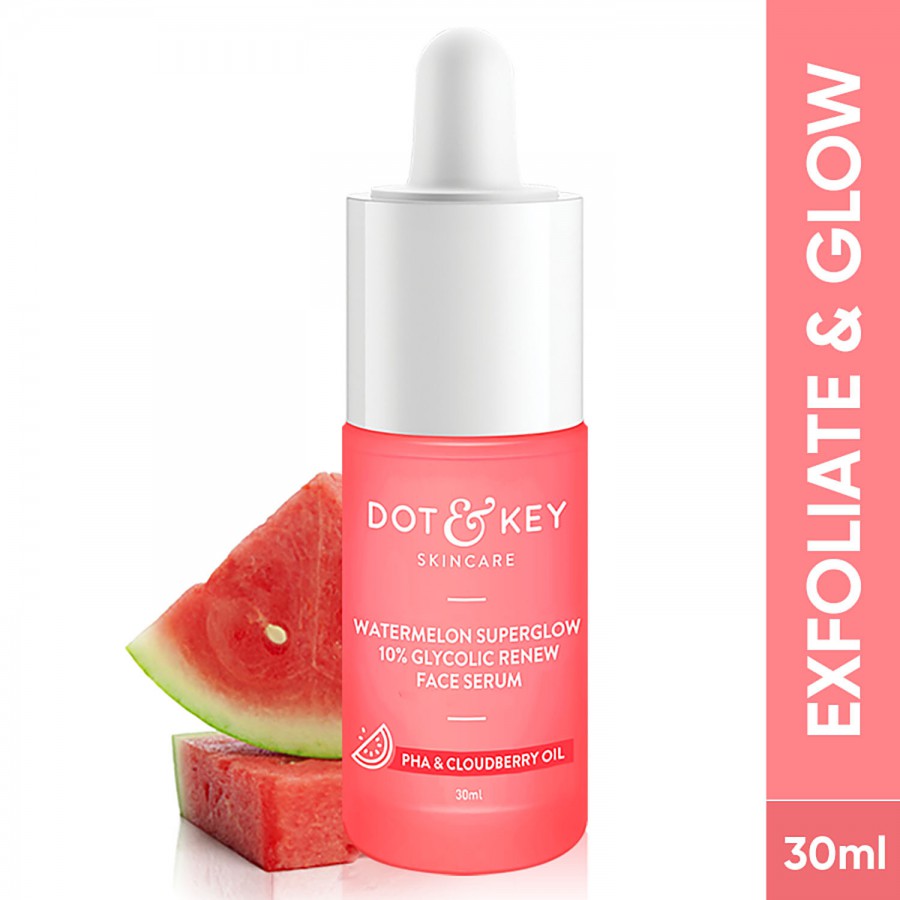 Dot & Key Watermelon Superglow 10% Glycolic Renew Face Serum - PHA & Cloudberry Oil