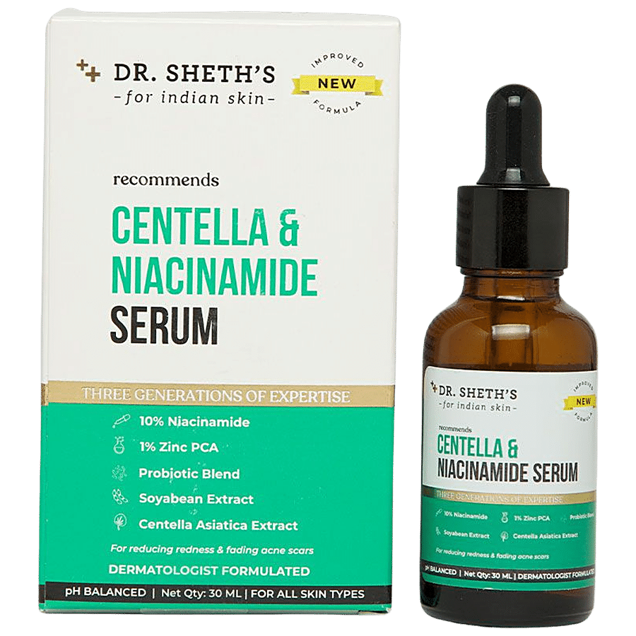 Dr. Sheth's Centella & Niacinamide Serum - Reduces Redness