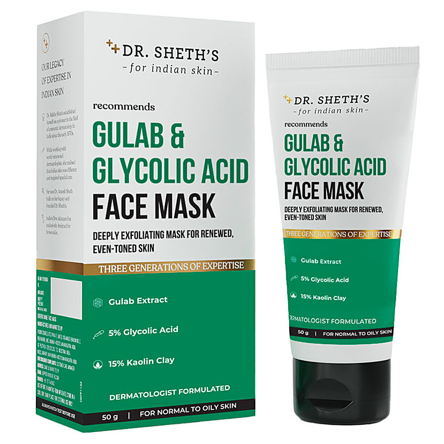 Dr. Sheth's Gulab & Glycolic Acid Face Mask